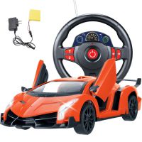 海阳之星 遥控汽车儿童玩具  方向盘可充电跑车赛车遥控车玩具