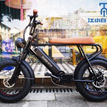 super73款胖宽轮胎越野锂电自行车