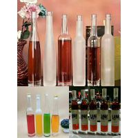 ***酒瓶 500ML 透明玻璃瓶 250ml酒瓶 晶白料 果汁酵素玻璃瓶750ml