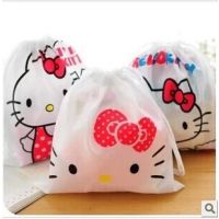 批发可爱 KT抽绳束口袋收纳袋防水旅行收纳袋整理袋