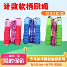 初中小学生运动器材 体育用品儿童考试训练专用计数木柄软柄跳绳 初中小学生运动器材 体育用品儿童考试训练专用计数木柄软柄跳绳