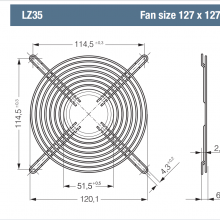 ebmpapst  LZ35 ֻߴ 127 x 127ȫԭװƷ