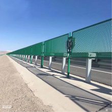 百瑞 高速公路交通安全防护栏防眩网钢板隔离栅