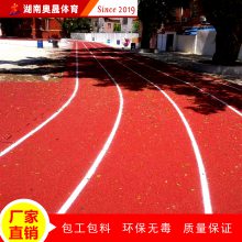 钦州钦北区学校塑胶跑道设计 田径场混合型塑胶跑道报价及塑胶跑道铺装施工工艺