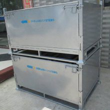 金属物料箱 钢制周转箱定制