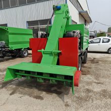 农用移动圈舍清粪车 新能源四轮铲粪机 牧场干湿粪污铲运一体车