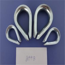 供应德式套环DIN6899B钢丝绳鸡心环3mm-45mm