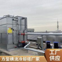 螺杆机配套冷却塔 可变流量噪型冷却塔 200吨方塔 山东普雷蒂厂家直供