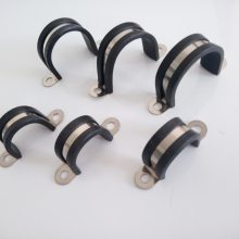 供应湖北EPDM Rubber Lined P Clip Clamps Cable 厂家