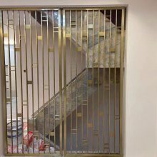 专注餐厅/卧室/别墅/会所不锈钢屏风定制 佛山不锈钢屏风加工