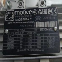 意大利Motive 电机71B4 0.37kW 230/400V
