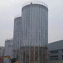 康程1000吨装配式波纹钢板粮仓 适用于酒厂用高粱立筒仓 连接牢固