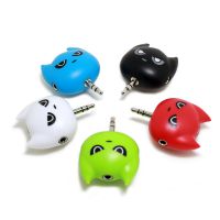 雷思尼手機(jī)耳機(jī)一分三情侶線電腦音頻轉(zhuǎn)接頭轉(zhuǎn)換器耳機(jī)1分3分線器