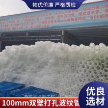 缠布打孔渗水波纹管 电力电缆穿双壁穿线管 50管枕 单壁穿线直接