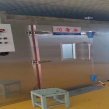 为汕头客户安装的餐具消毒房试机完成