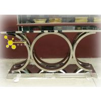 定做接待中心不锈钢时尚茶几,北京不锈钢茶几