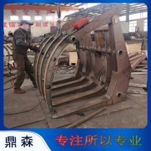 柳工855装载机改抓子 铲车抓木器抱夹定做规格