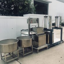 豆腐干机器商用全自动 数控操作泼浆均匀节省人工 现场教技术
