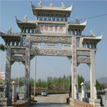 屯溪精雕石牌坊现场测量