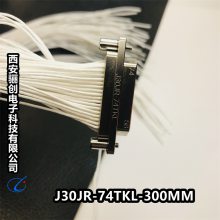 矩形74芯矩形连接器J30JR-74ZJP-300MM/J30JR-74TKL-300MM 插头插座