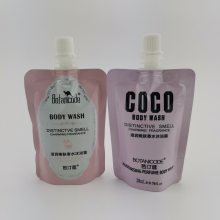 洗护用品吸嘴袋定制 便携式乳液洗手液自立袋 旅行包装洗发水沐浴露分装袋