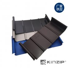 深化设计 江苏南京 0.9mm厚65-430铝镁锰屋面系统 隐藏式铝镁锰合金