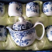 陶瓷功夫茶具茶杯套装 定制LOGO 会客商务简约陶瓷茶具套装