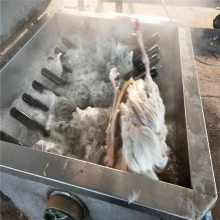 厂家定制 大中小型家禽浸烫池 鸡鸭鹅浸烫池 不锈钢立式浸烫池