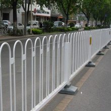 韶关城市道路人行道栏杆 路边京式围栏 包安装隔离栅