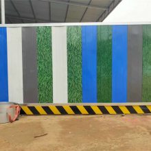 山东泰安 彩钢板围挡 仿真草皮围挡 专业可靠
