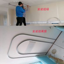 衡水赫轩医院输液轨道 医用输液伸缩吊杆轨道 医用隔帘轨道厂家