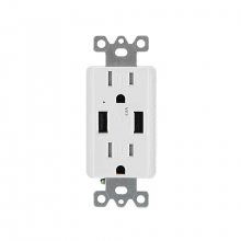 ׼125V1***ʽ˫·USB5V3.6A18Wڰ˫USB