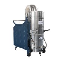380v工业吸尘器工厂车间粉尘铁屑大功率5.5KW大型***三相电吸尘器BR-5510鸿昆清洁设备