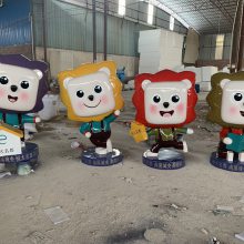 汕尾来图定制玻璃钢卡通公仔雕塑 恒创雕塑厂家直供