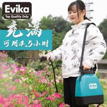 Evika10L电动喷雾器背负式锂电池喷药打药机喷壶高压喷雾壶浇花壶