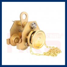 防爆链条齿轮小车 防爆手拉手推单轨小车 工字钢滑车 安全无火花行车