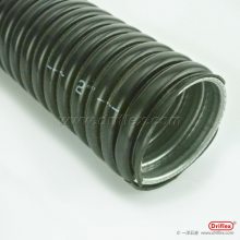 黑色金属软管PVC包覆镀锌钢带【可裁断】配套金属接头