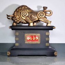 牛气冲天摆件工艺品，大号落地摆件帆船工艺品，宝鼎老鹰大象吉祥如意摆件，十周年庆典乔迁送礼品 校庆摆件