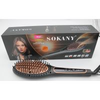 sokany1030I直发梳美发梳子加热电梳子