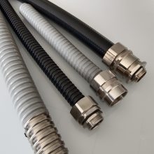 201不锈钢包塑蛇皮管 仪表电缆穿线软管 阻燃电缆防水套管规格全