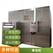 隧道式速冻机 肉制品速冻设备 商用面食冷冻流水线
