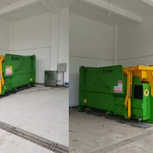 【垃圾站】整体移动式垃圾压缩机及喷淋除臭设施