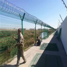 飞机场隔离栏定制刀刺隔离网优盾机场防护隔离护栏