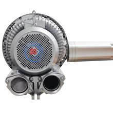 生活污水处理曝气高压漩涡风机 一体化设备3kw双叶轮旋涡气泵
