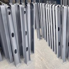 批发定做加厚玻璃雨棚钢梁牛腿支架点式幕墙爪件门头工字挑梁