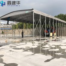 河南郑州 搭建活动帐篷 门店手动推拉棚 雨蓬价格