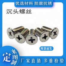 304不锈钢平头螺丝十字沉头螺丝M3/M2/M4/M5/M6机丝螺丝螺钉螺栓