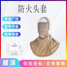 便携式防风防尘头罩防尘防火全脸面罩抢险救援隔热阻燃头套
