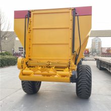 单横绞龙抛撒车 黏湿牛羊粪肥散粪机 10方撒粪机