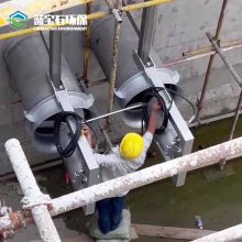 不锈钢硝化液回流泵QJB-W4 反硝化脱氮设备 配套拍门穿墙管